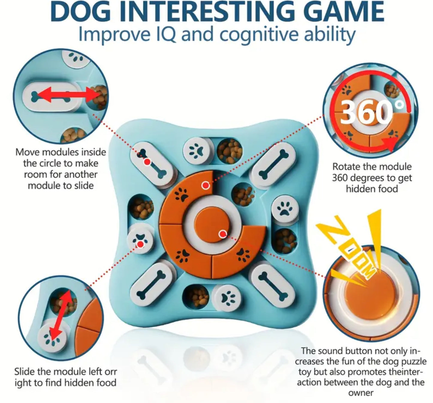 Dog Puzzle Toy™ – Interactief Voerspel voor Slimme en Gelukkige Honden