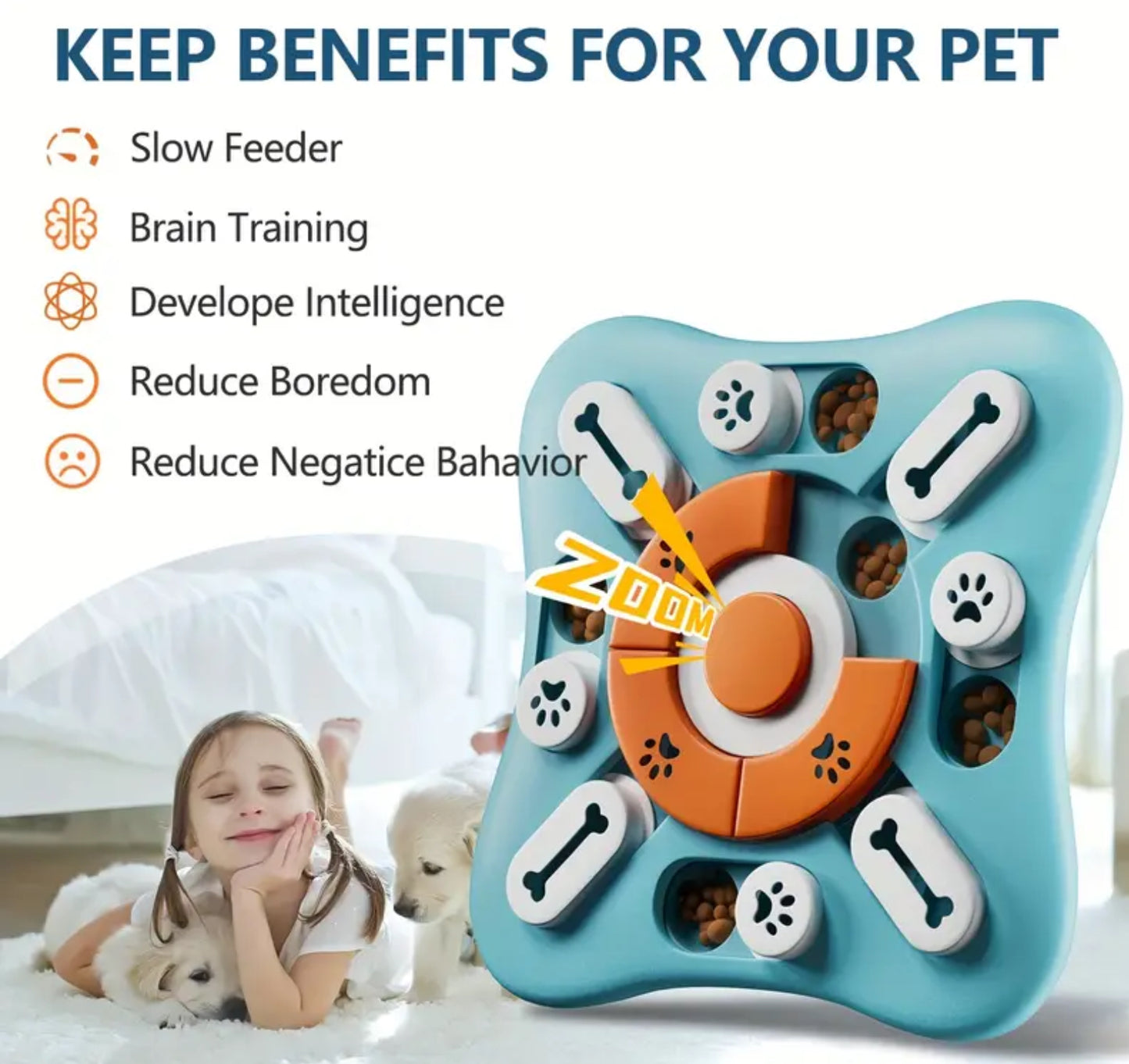 Dog Puzzle Toy™ – Interactief Voerspel voor Slimme en Gelukkige Honden